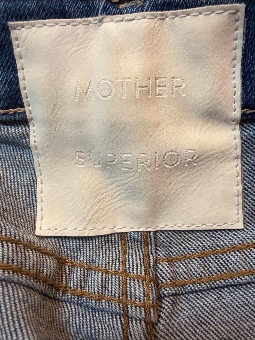 MOTHER The Rascal Ankle Jeans 27 Straight Crop Blue Denim - Picture 2 of 9